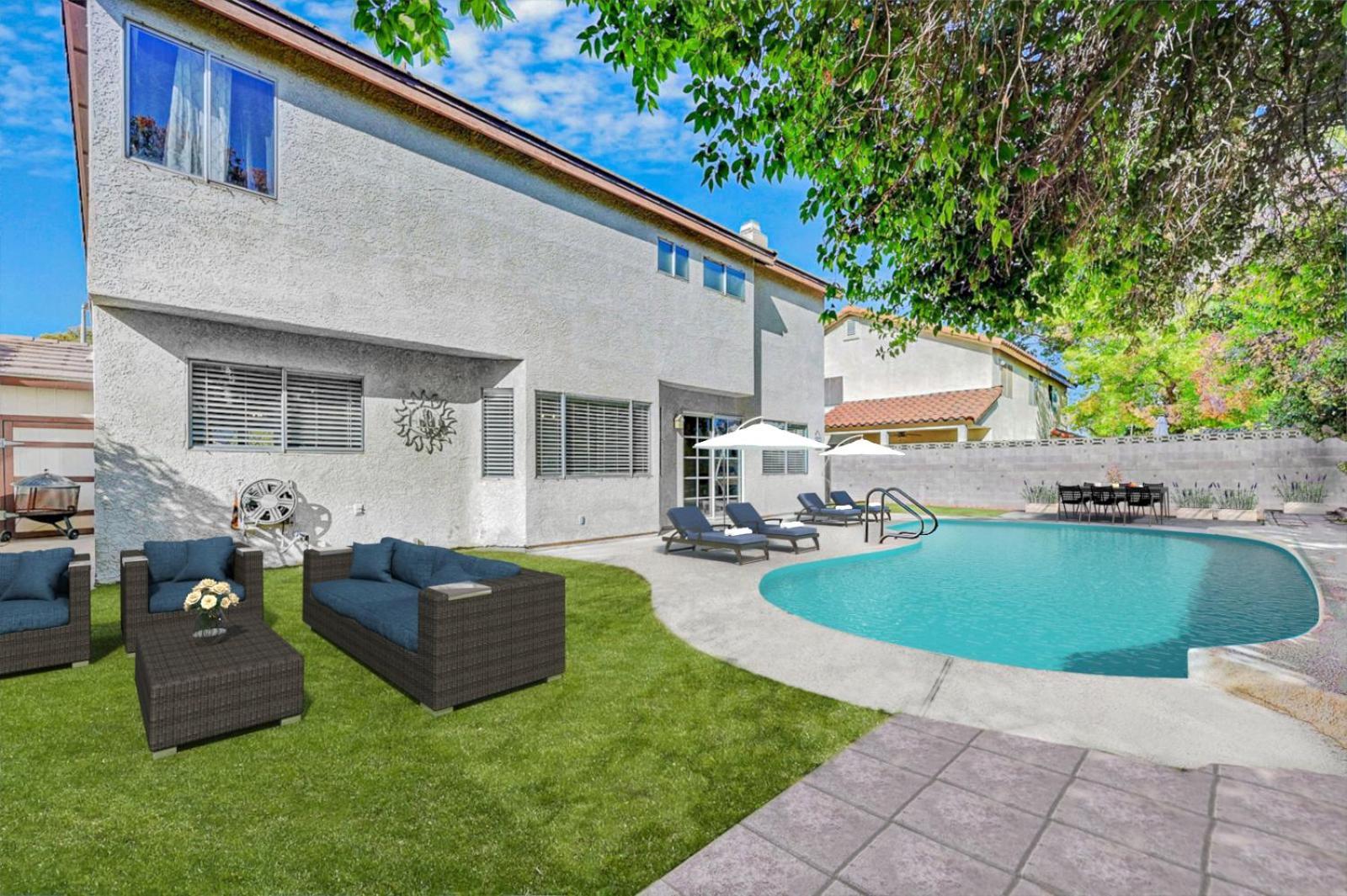 Bright Fun Spacious Home With Pool Las Vegas Extérieur photo